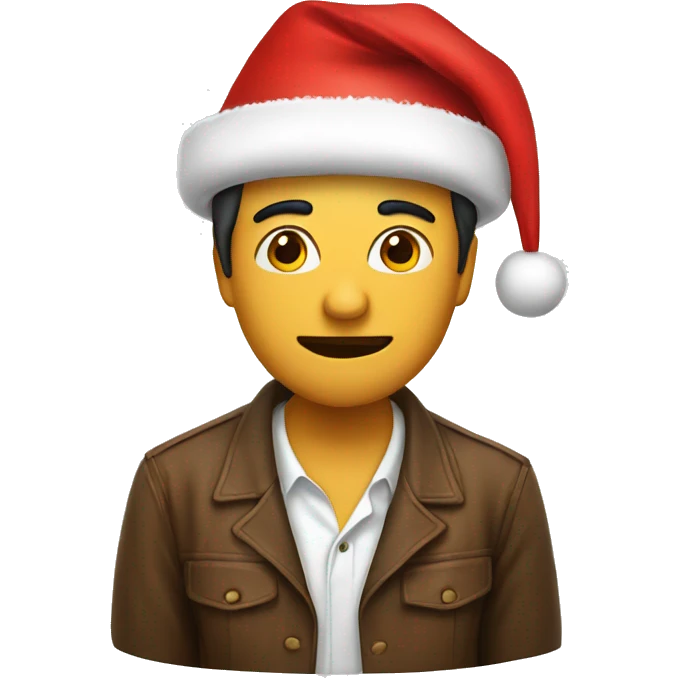 Mexican with Santa hat emoji