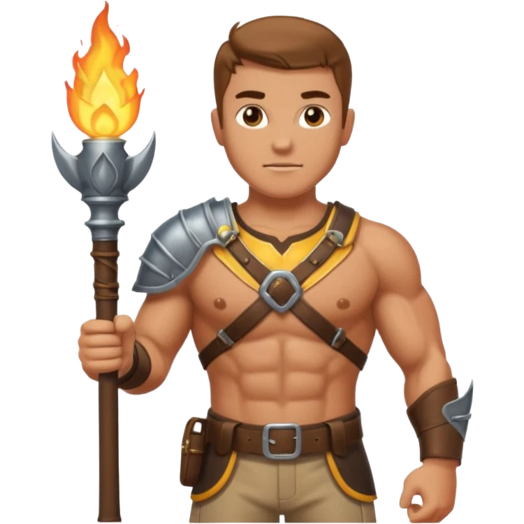 guard holding torche emoji