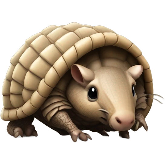 Armadillo ball emoji