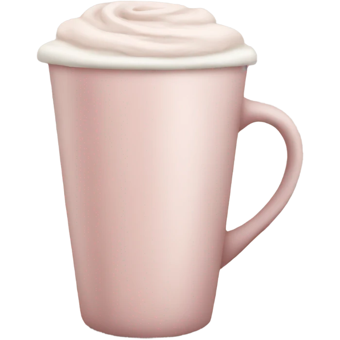Light Pink latte classy emoji