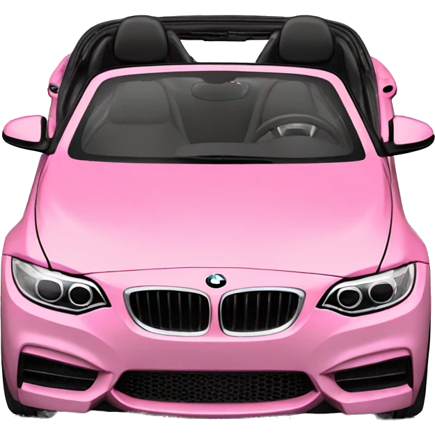 pink convertible 128i bmw 2014 with black seats emoji