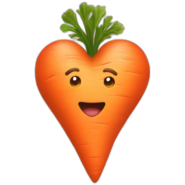 carrot heart emoji