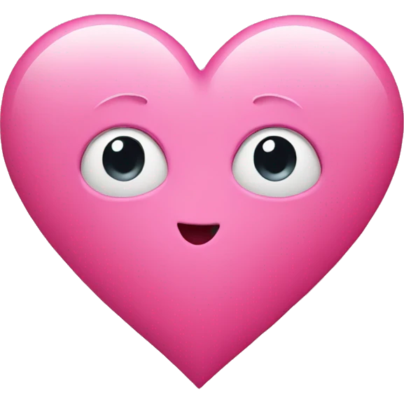 Pink heart emoji