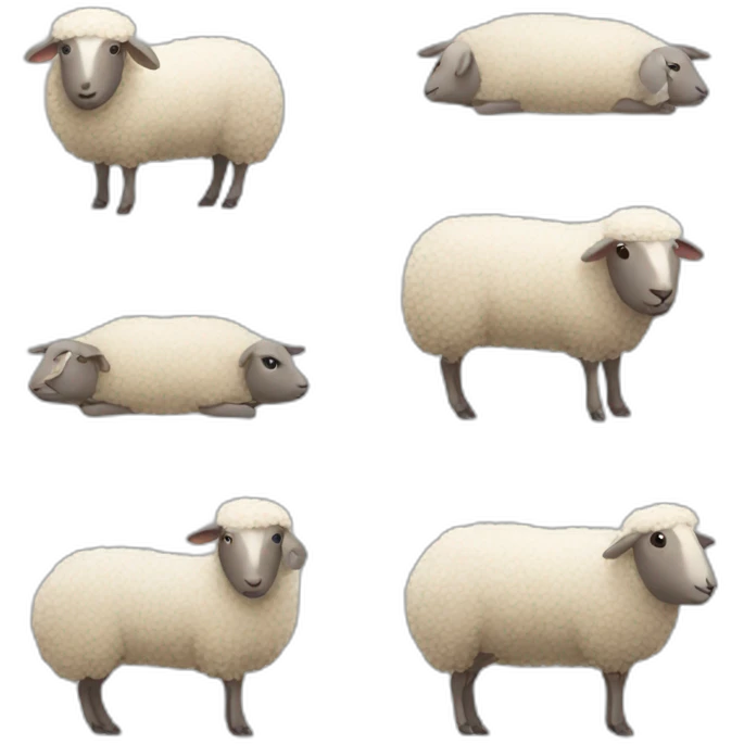 sheep-fish-yoga emoji