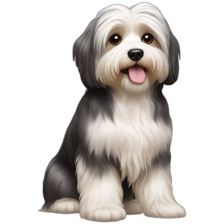 Dog havanese full height emoji
