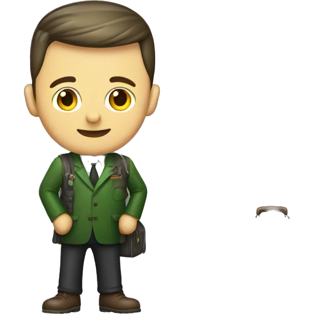 Zelenskyy with baggage  emoji