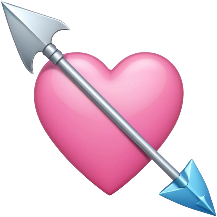 pink heart impelled by arrow emoji