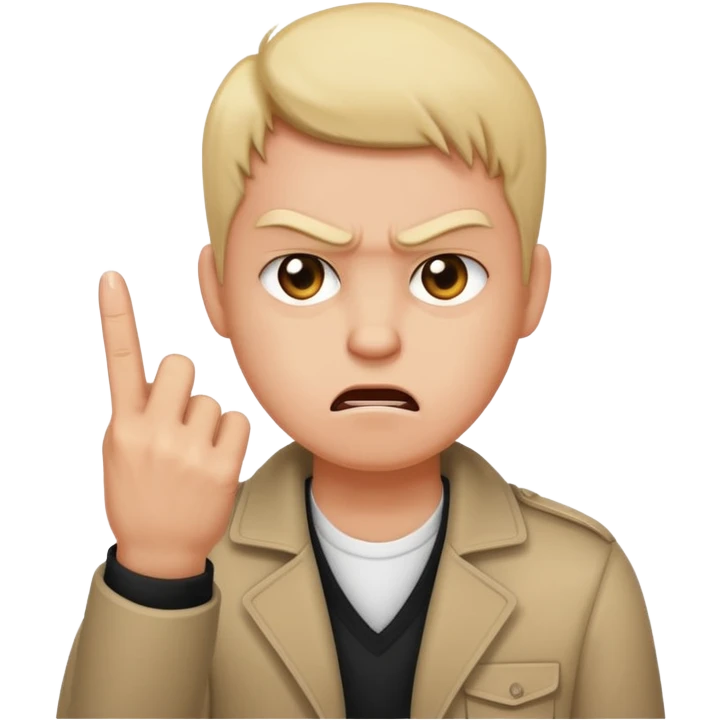 face sticking middle finger up emoji