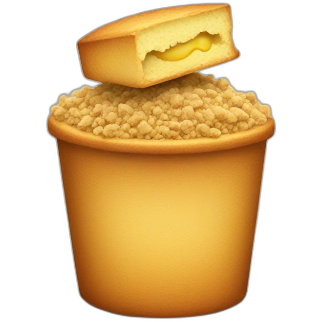 Food crumbs emoji