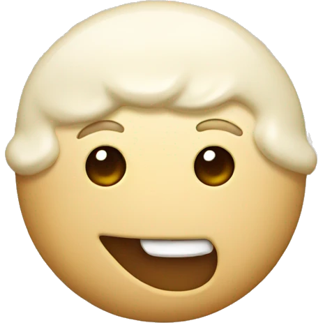 cream on ground emoji