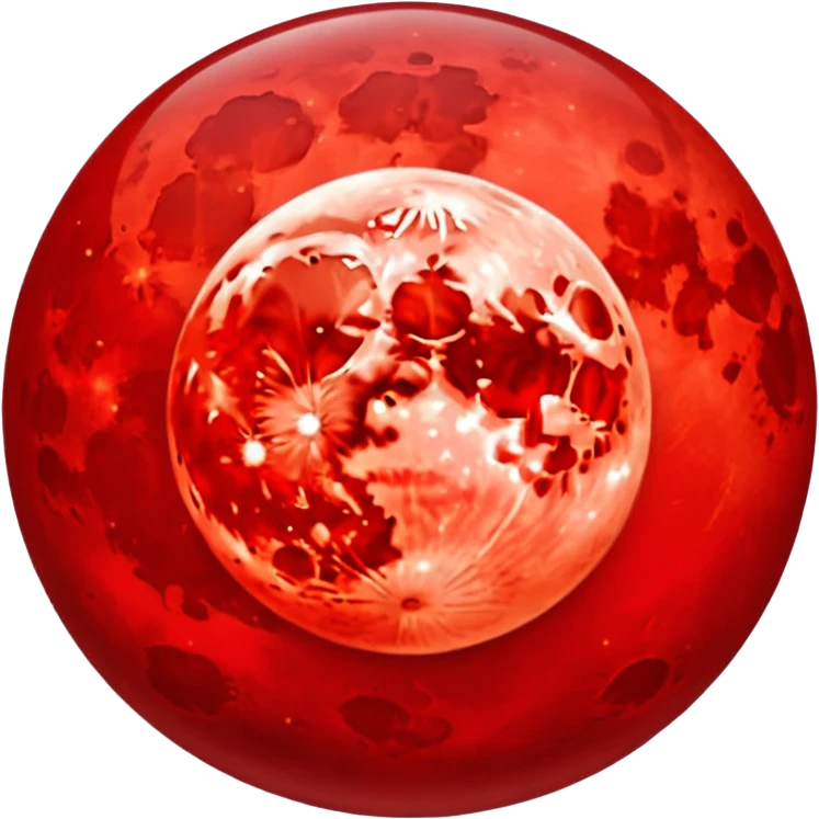 red moon emoji