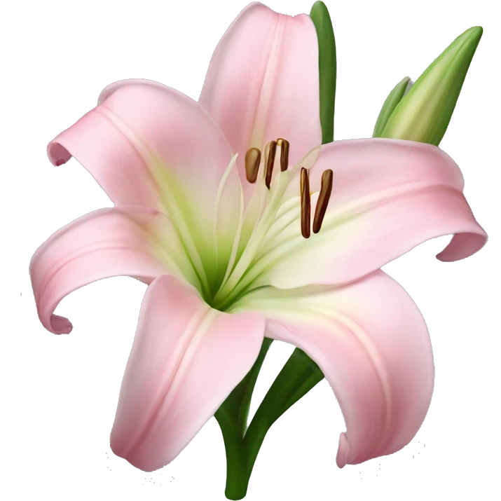 light pink lilium emoji