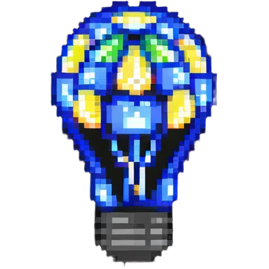 LED light bulb glowing emoji