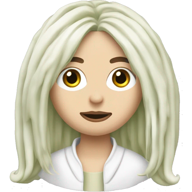 Billie Eilish’s lime mop-top goat cheese emoji
