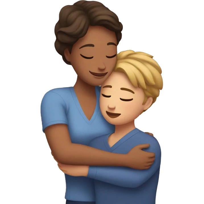 mom hug emoji