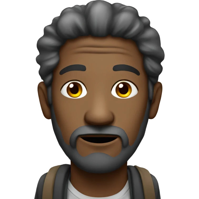 homeless man emoji