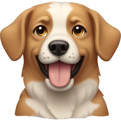 dog with bask emoji