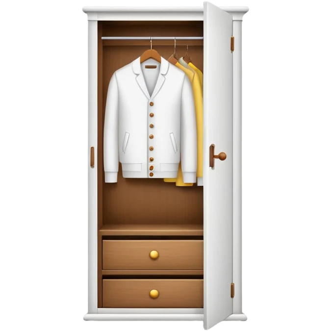 white Wardrobe emoji