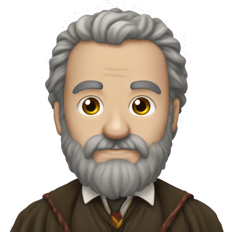 Hagred from Harry Potter bushy beard emoji