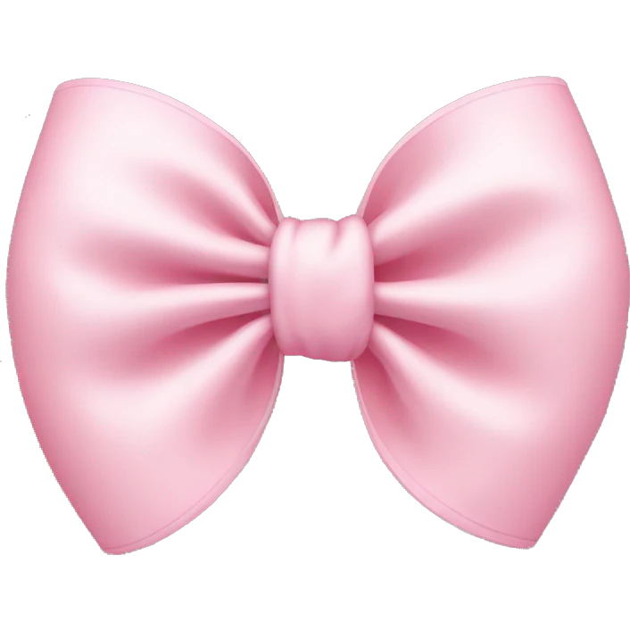 light pink bow emoji