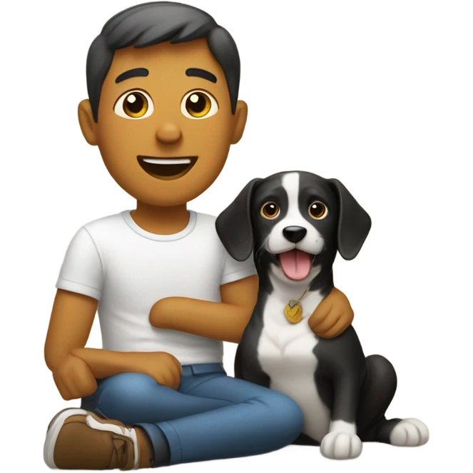 Dog and  me emoji