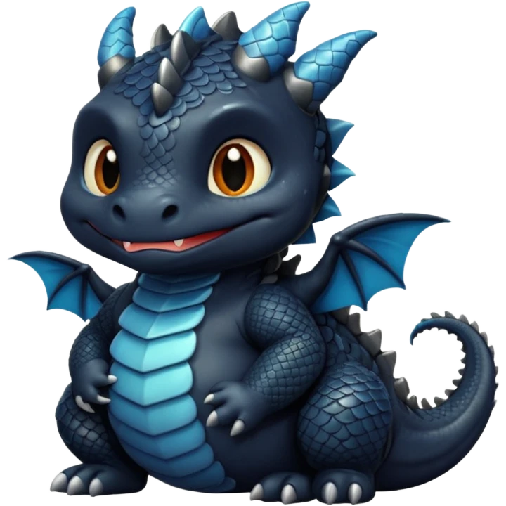 fat choncc baby black dragon emoji