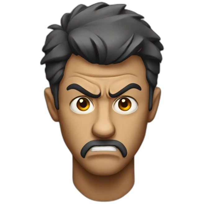 Angry man  emoji