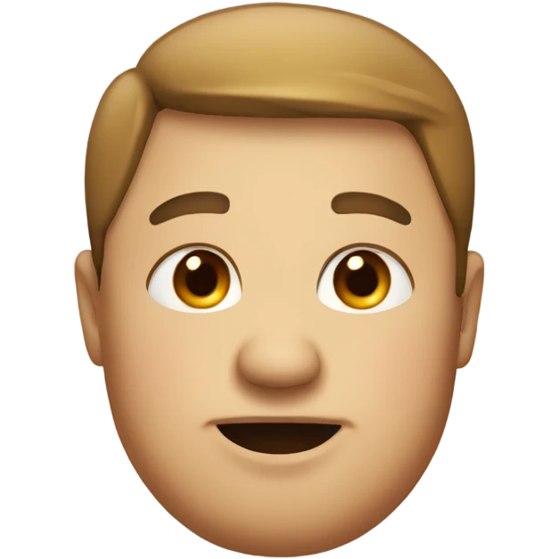 A fat face  emoji