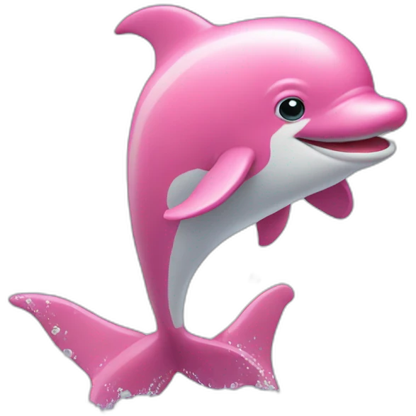 pink dolphin emoji