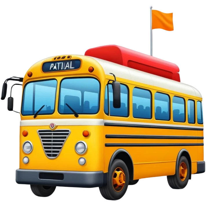 bus going to PATIALA city emoji