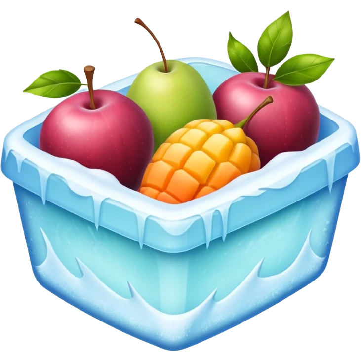 frozen fruit package emoji
