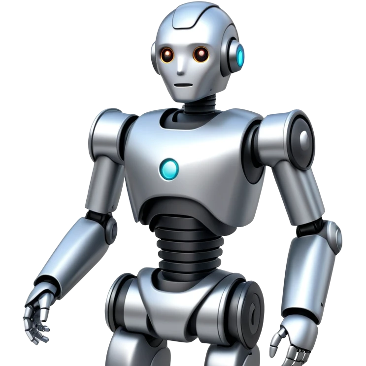 Humanoid robot emoji