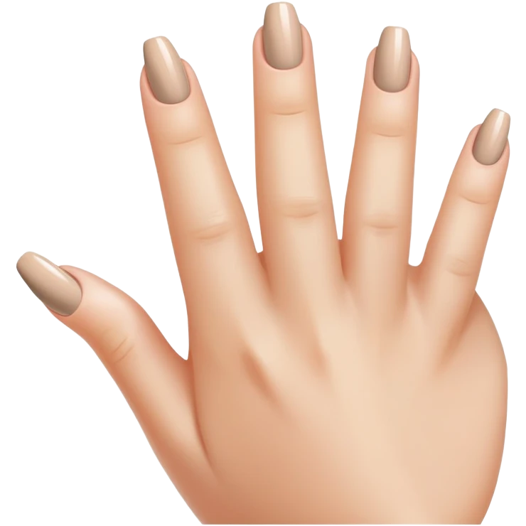 nude manicure emoji