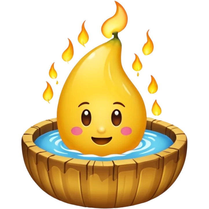 Crie emojis de uma química que produz velas emoji