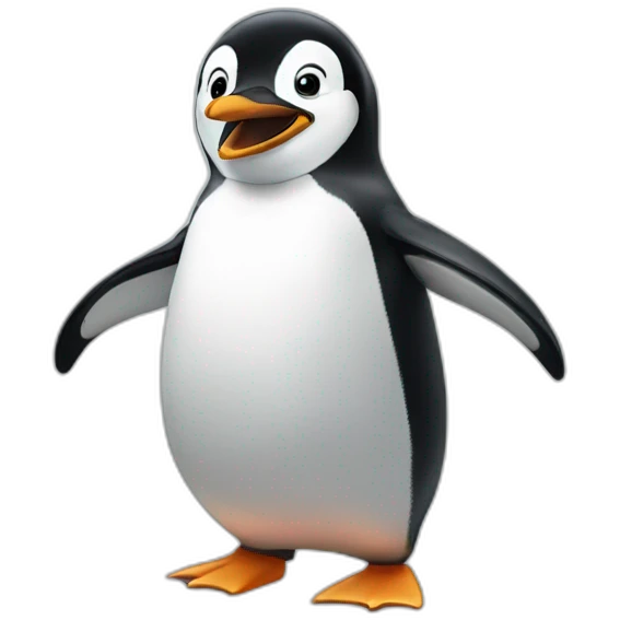 Happy penguin  emoji