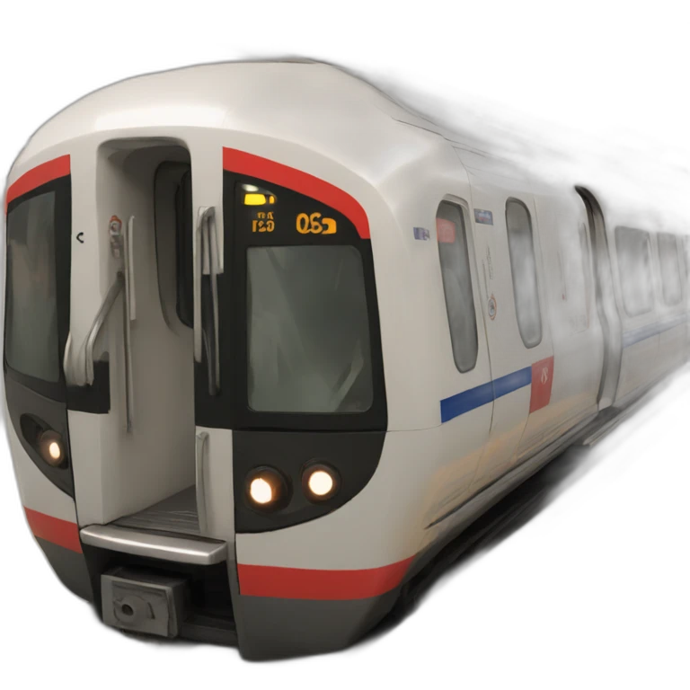london underground train emoji
