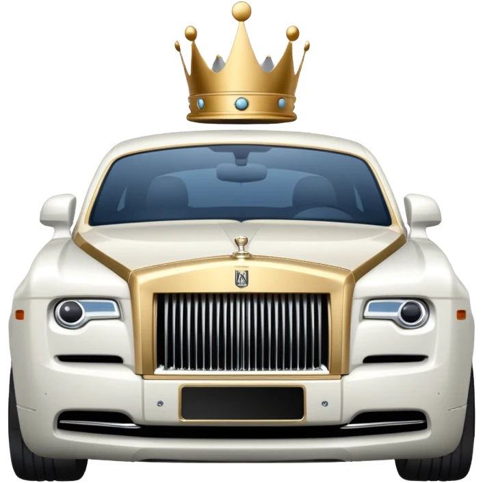 white Rolls-Royce car emoji