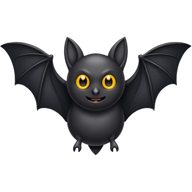black bat emoji