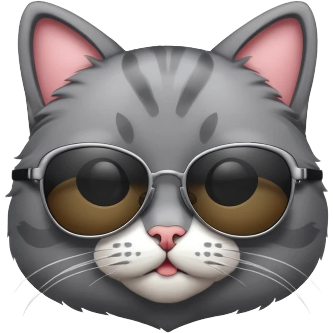 Cat wearing sunglasses emoji