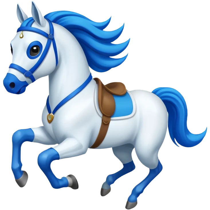 horse with blue mask emoji