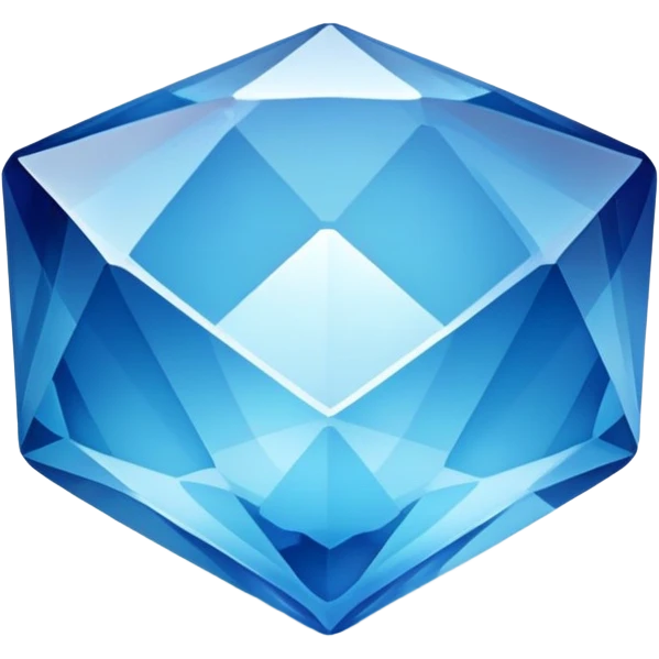 blue crystal emoji