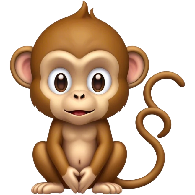 Monkey pooping emoji