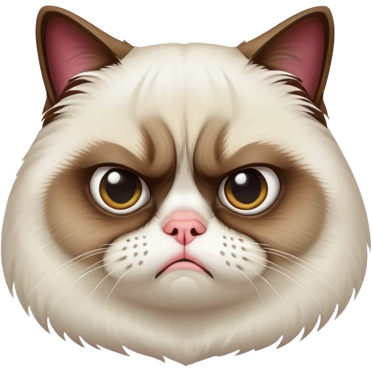 Grumpy cat emoji