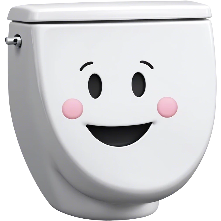 Smiley face on toliet emoji