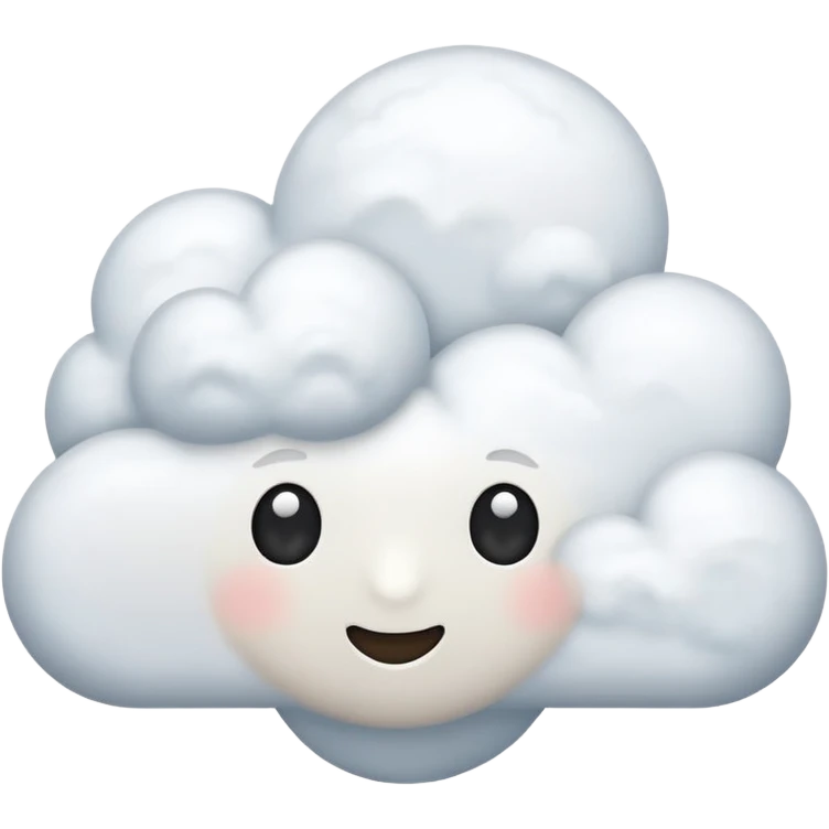 In the clouds  emoji