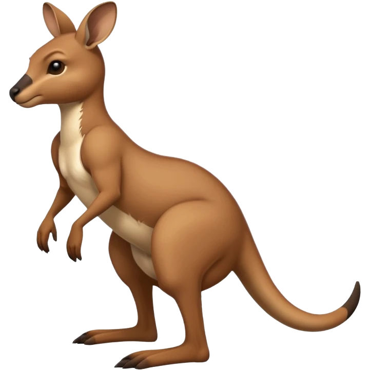Kangourou qui saute emoji