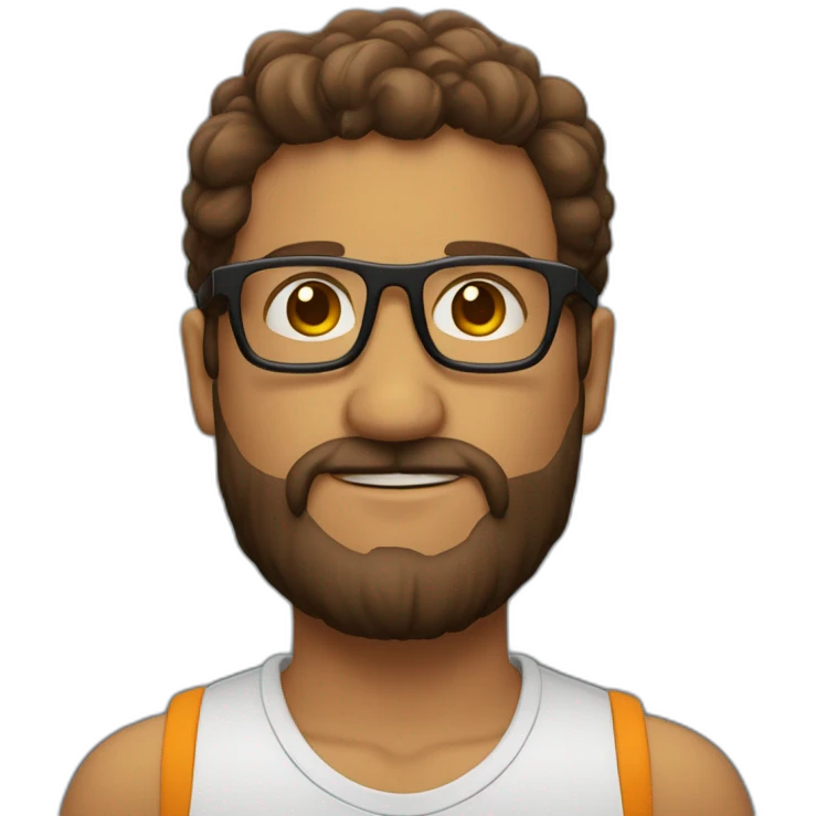 andino,gafas y barba emoji