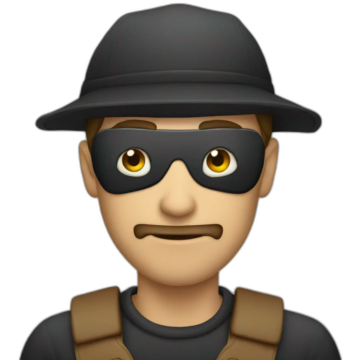 Burglar emoji