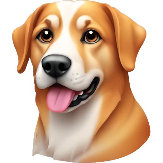 Vector art of dog made of vector gradient shapes abstract shapes vector art emoji