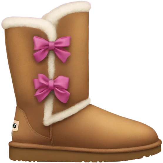 ugg boots with bows emoji